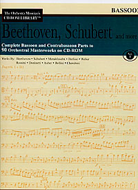 The Orchestra Musician's CD ROM Library Vol. I for Bassoon. Beethoven, Schubert and more.