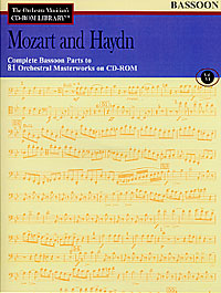 The Orchestra Musician's CD ROM Library Vol. VI for Bassoon. Mozart and Haydn.