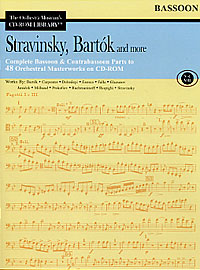 The Orchestra Musician's CD ROM Library Vol. VIII for Bassoon. Stravinsky, Bartok and more.