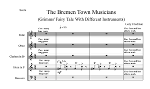 Gary Friedman: The Bremen Town Musicians