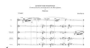 John Marvin: Quintet for Woodwinds