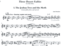 Jenni Brandon: Three Desert Fables for Solo Oboe