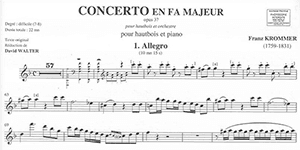 Franz Krommer: Oboe Concerto in F Major op.37