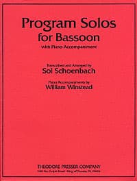 Program Solos for Bassoon