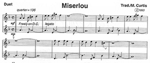 Mike Curtis: Ten Klezmer Duos for Oboes