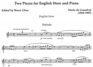 Marie de Grandval: Two Pieces