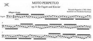 Niccolo Paganini: Moto Perpetuo op. 11