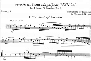 J.S. Bach: Five Arias from Magnificat, BWV 243 for 2 Bassoons