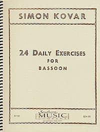 Simon Kovar: 24 Daily Exercises for Bassoon
