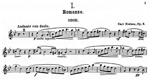 Carl Nielsen: Fantasy Pieces opus 2 for Oboe and Piano
