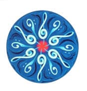 Swirling Clefs Note Card