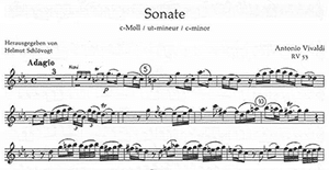 Antonio Vivaldi: Sonata in C min RV 53 (F15 #2)