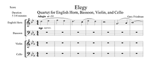 Gary Friedman: Elegy