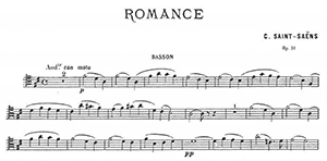 Camille Saint-Saëns: Romance in D Major Op. 51