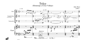 John Thow: Trilce
