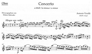 Antonio Vivaldi: Concerto in A Minor RV461