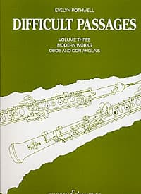 Evelyn Rothwell: Difficult Passages Volume 3 (Modern Works)