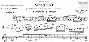 Serge Lancen: Sonatine