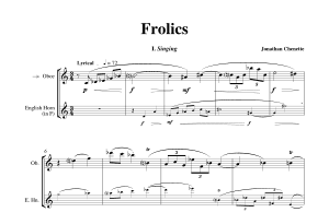 Jon Chenette: Frolics