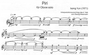 Isang Yun: Piri