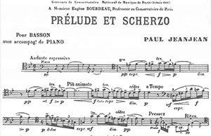 Paul Jeanjean: Prelude et Scherzo