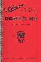 Williams Music Teacher's Bookkeeping Book
