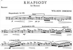 Willson Osborne: Rhapsody