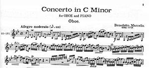 Benedetto Marcello: Oboe Concerto in C Minor