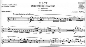 Maurice Ravel: Pièce en forme de Habanera
