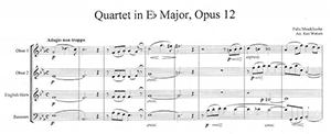 Felix Mendelssohn: Quartet in Eb, Op 12