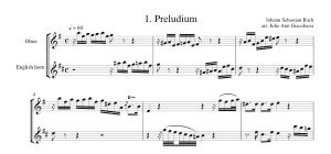 J.S. Bach: Duets for Oboe and English Horn