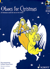 Oboes for Christmas 20 Christmas Carols for 1 or 2 Oboes/CD