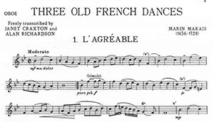 Marin Marais: Three Old French Dances