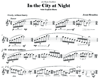 Jenni Brandon: In the City at Night for Solo English Horn