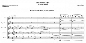 Maurice Ravel: Mother Goose Suite for Wind Quintet