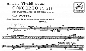 Antonio Vivaldi: Concerto in Bb major RV 501 (F VIII 1)