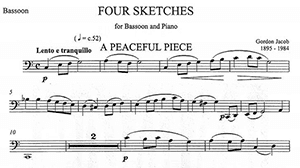 Gordon Jacob: Four Sketches