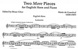 Marie de Grandval: Two More Pieces