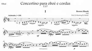 Brenno Blauth: Concertino for Oboe and Strings