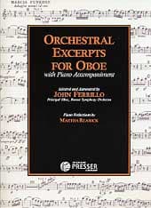 Orchestral Excerpts for Oboe with Piano Accompaniment