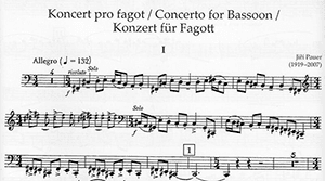 Jiří Pauer: Concerto for Bassoon and Orchestra