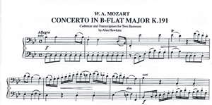 W.A. Mozart: Concerto for Bassoon in Bb K. 191