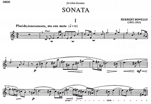 Herbert Howells: Sonata for Oboe and Piano