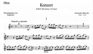 Alessandro Marcello: Oboe Concerto in D Minor