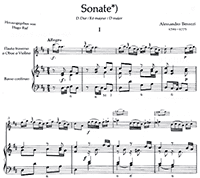 Alessandro Besozzi: Sonate in D Major