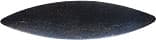Blued Steel Contoured Oboe Plaque