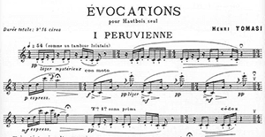 Henri Tomasi: Évocations