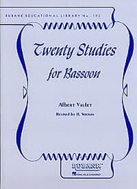 Albert Vaulet: 20 Studies for Bassoon
