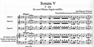 Zelenka: Sonata V in F Major