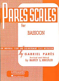 Parès Scales For Individual Study, for Bassoon